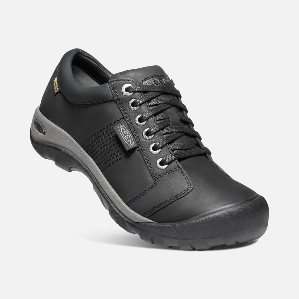 Baskets Keen Homme Noir | Austin Waterproof | USDCQ-2549